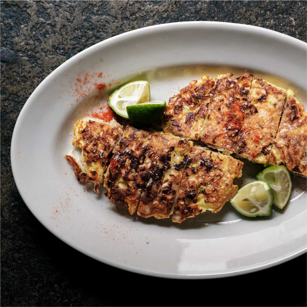 ベーコンのキャベツ焼き