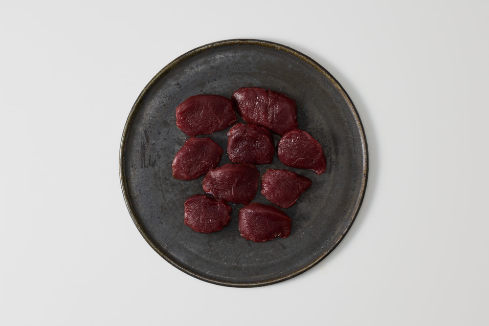 【急】天然肉｜長崎対馬もみじ（鹿）　ロース　15mm（ステーキ・カツ・炒め物用）（一般社団法人daidai）