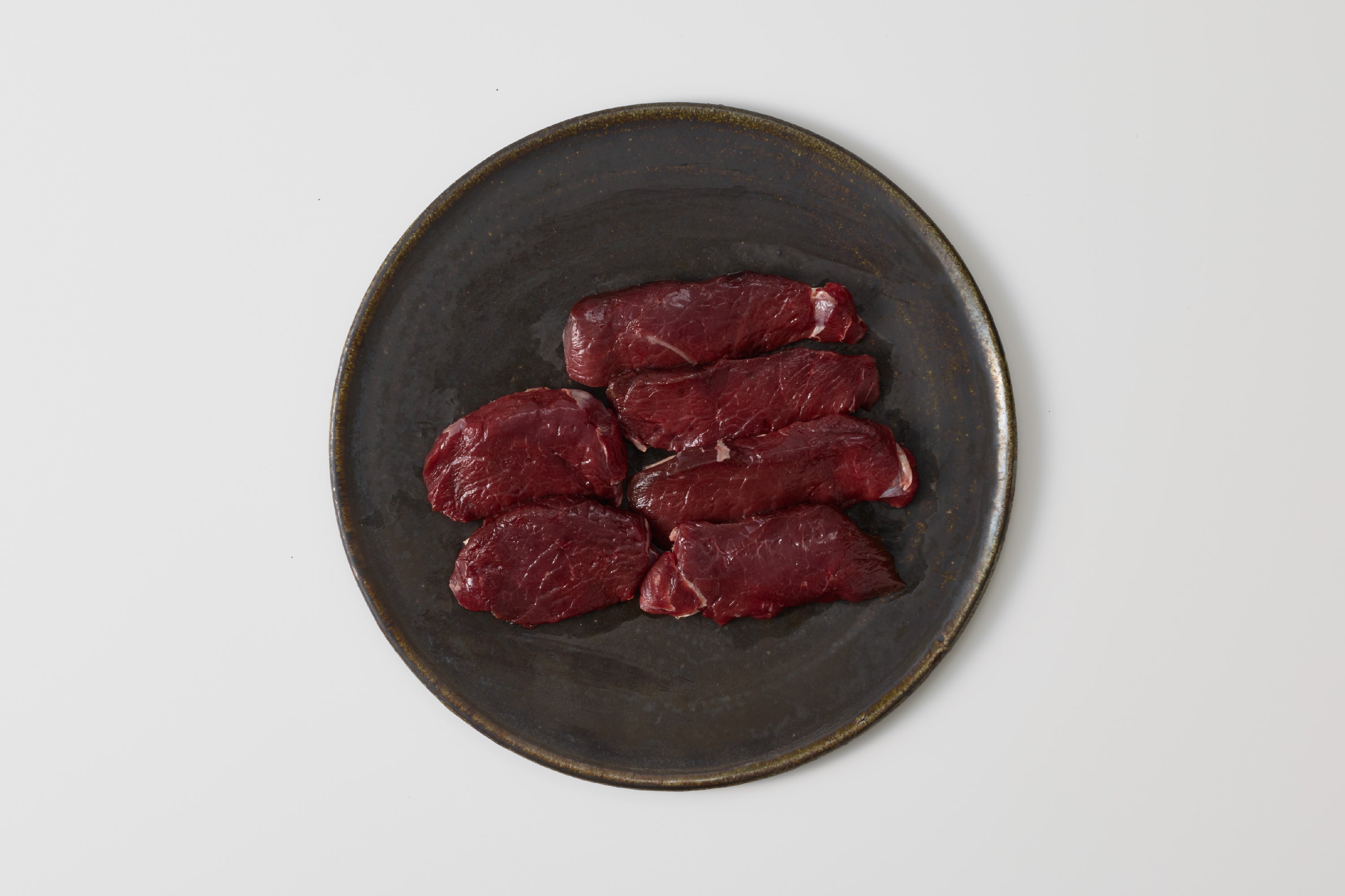 【急】天然肉｜十勝足寄　野生のエゾシカ　ロース　12mm（ステーキ・炒め物用）（やせいのおにくや） Image 1