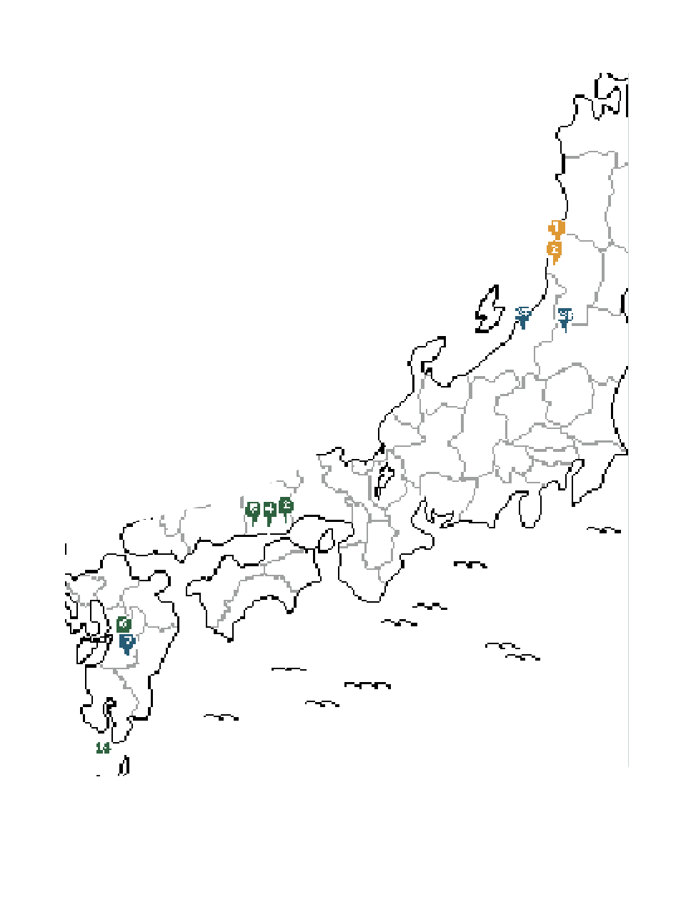 日本地図